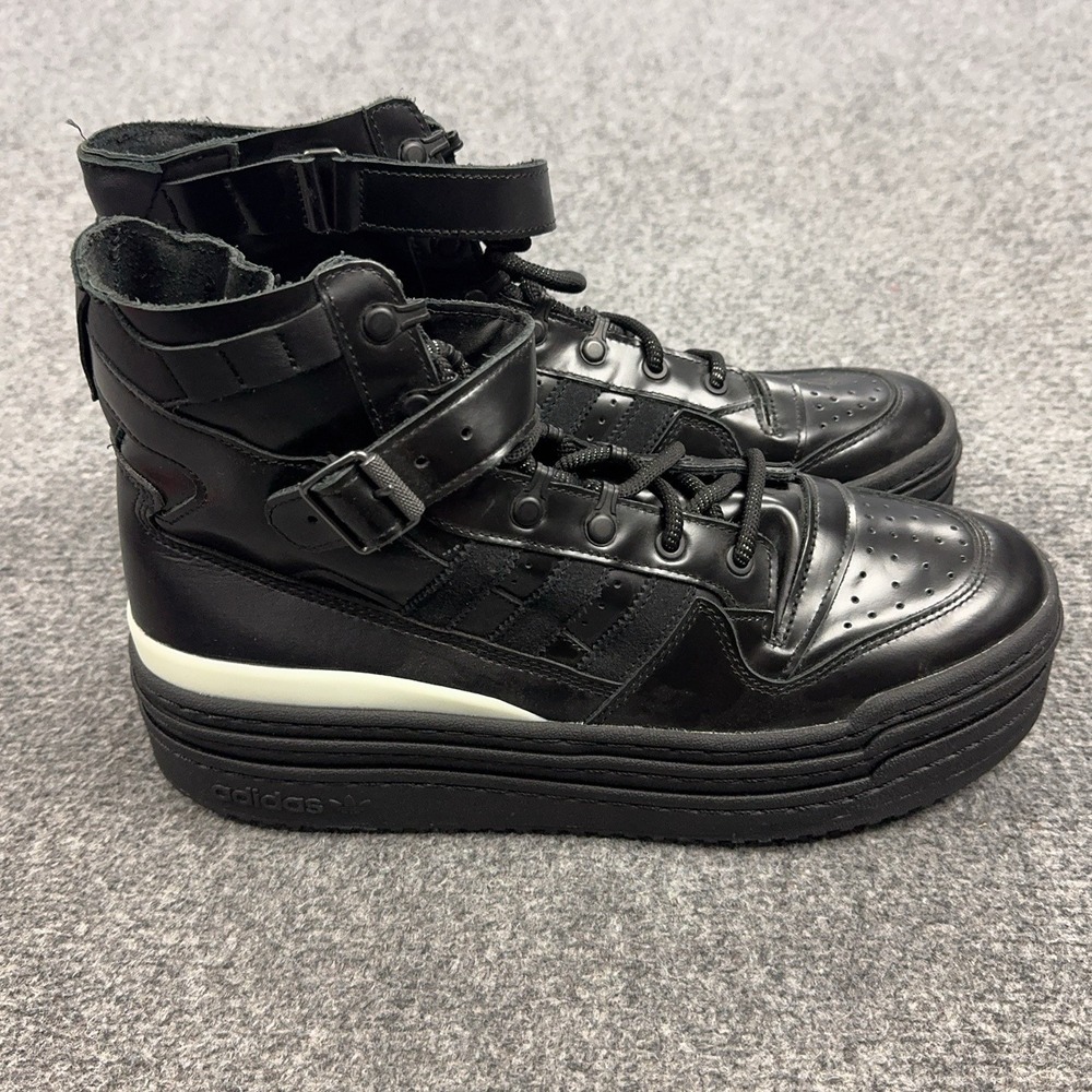 Adidas Triple Platform Hi Afropunk Shoes Mens Size 11.5 Black Leather FY4549